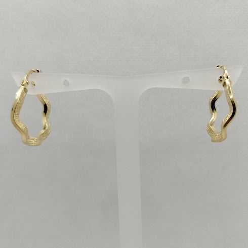 Orecchini cerchio oro giallo 18 kt 1,40 gr | Gioiellitosti.it
